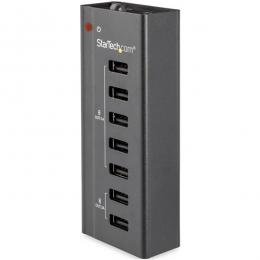 StarTech.com ST7C51224 USBスマホ充電器7ポート搭載5x1A/2x2Aスタンドアローン型スマートフォンチャージャー