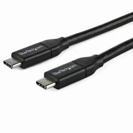 StarTech.com USB2C5C1M USB2.0Type-Cケーブル1m給電充電対応(最大5A)USB-C/オス-USB-C/オスUSB2.0規格準拠USB-IF認証済み