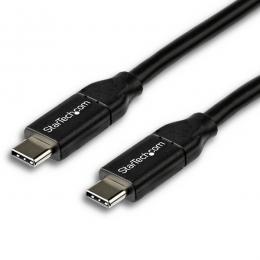 StarTech.com USB2C5C2M USB2.0Type-Cケーブル2m給電充電対応(最大5A)USB-C/オス-USB-C/オスUSB2.0規格準拠USB-IF認証済み