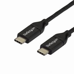 StarTech.com USB2CC3M USB-C-USB-Cケーブル3mオス/オスUSB2.0準拠USBType-Cケーブル