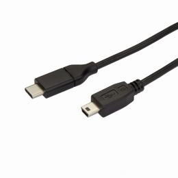StarTech.com USB2CMB2M USB-C-USBmini-BケーブルUSBType-C(オス)/USBミニB(オス)2mUSB2.0ケーブル
