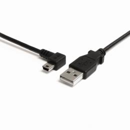 StarTech.com USB2HABM3LA 91cmミニUSB変換ケーブルminiUSB左向きL型ケーブルUSBA端子オス-USBmini-B端子オス