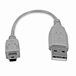 StarTech.com USB2HABM6IN ミニUSBケーブル15cmUSB-A(オス)-USBMini-B(オス)