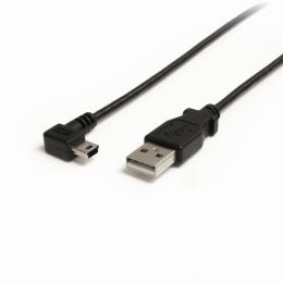 StarTech.com USB2HABM6RA 1.8mミニUSB変換ケーブルminiUSB右向きL型ケーブルUSBA端子オス-USBmini-B端子オス