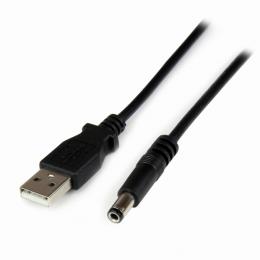StarTech.com USB2TYPEN1M USB-5VDC電源供給ケーブル1mDCプラグ(外形5.5m/内径2.5mm)