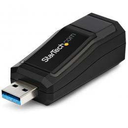 StarTech.com USB31000NDS USB3.0-GigabitEthernetLANアダプタ(ブラック)10/100/1000MbpsNICネットワークアダプタUSBSuperSpeed(オス)-RJ45(メス)有線LANアダプタ