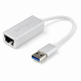 StarTech.com USB31000SA USB3.0-ギガビットイーサネット有線LANアダプタ(シルバー)USB3.0A(オス)-RJ45(メス)10/100/1000MbpsNICネットワークアダプタ