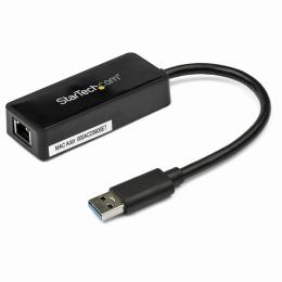 StarTech.com USB31000SPTB USB3.0-GigabitEthernetLANアダプタブラック(USBポートx1付き)10/100/1000MbpsNICネットワークアダプタUSBSuperSpeed(オス)-RJ45(メス)有線LANアダプタ