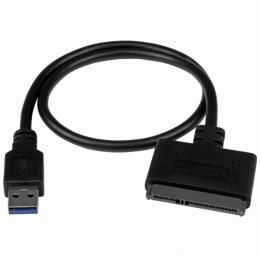 StarTech.com USB312SAT3CB 2.5インチSATA-USB3.1アダプタケーブルUSB3.1Gen2(10Gbps)2.5インチSATASSD/HDD対応USBバスパワー対応