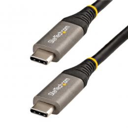 StarTech.com USB315CCV2M 2mUSB-C-USB-Cケーブル/USBタイプCケーブル/USB3.1(3.2Gen1)5GbpsTypeC-TypeCケーブル/100W(5A)PowerDelivery&DPAltモード/USB-Cコード/充電・同期