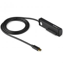 StarTech.com USB31C2SAT3 USB-C-SATA変換アダプタUSB3.1(10Gbps)2.5インチ/3.5インチSATAドライブに対応USBType-Cポート搭載PCに接続