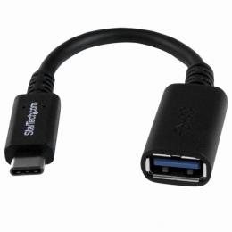 StarTech.com USB31CAADP 15cmブラックUSB3.1Type-C-USB3.0タイプA変換アダプタ