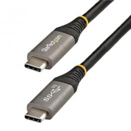 StarTech.com USB31CCV1M 1mUSB-C-USB-Cケーブル/USB-IF認証ケーブル/USB3.1(3.2Gen2)10GbpsTypeC-TypeCケーブル/100W(5A)PowerDelivery&DPAltモード/USB-Cコード/充電・同期