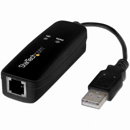 StarTech.com USB56KEMH2 外付けUSB接続アナログモデムUSB対応FAXモデムアナログ回線でインターネット接続56kbpsでデータ通信/14.4kbpsでFAX通信