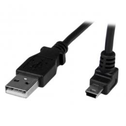 StarTech.com USBAMB1MU USBケーブル/1m/Type-A-MiniB(L型上向き)/オス-オス