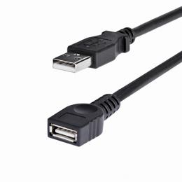 StarTech.com USBEXTAA6BK 1.8mブラックUSB2.0延長ケーブルUSBAオス-USBAメスHighSpeedUSB2.0480Mbps対応USB1.1との下位互換性