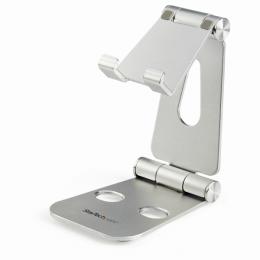StarTech.com USPTLSTND スマホ&タブレット用スタンドマルチアングル対応スマホ&タブレット用ホルダー台角度調整可能折り畳み可能