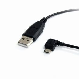 StarTech.com UUSBHAUB3LA 91cmmicroUSB変換ケーブルマイクロUSB左向きL型ケーブルUSBA端子オス-USBmicro-B端子オスHighSpeedUSB2.0対応
