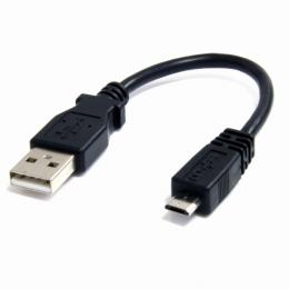 StarTech.com UUSBHAUB6IN 15cmmicroUSB2.0変換ケーブルアダプタUSBAオスーUSBmicro-BオスHighSpeedUSB2.0対応