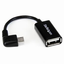 StarTech.com UUSBOTGRA 12cmL型MicroUSB-USBOTG変換アダプタマイクロUSBホストケーブルUSBAタイプメスーUSBMicro-Bタイプオス