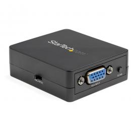 StarTech.com VGA2VID2 VGA-RCA/S端子変換コンバータPCからTVへ1080p-480iスケーラUSBポートから電力供給