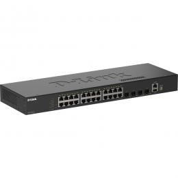 D-Link(ディーリンク) DGS-1530-28/A1 DGS-1530-28 ギガビットL2スタッカブルスマートマネージドスイッチ、10/100/1000BASE-Tポート×24、10G SFP+スロット×4、リミテッドライフタイム保証対象