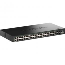 D-Link(ディーリンク) DGS-1530-52/A1 DGS-1530-52 ギガビットL2スタッカブルスマートマネージドスイッチ、10/100/1000BASE-Tポート×48、10G SFP+スロット×4、リミテッドライフタイム保証対象