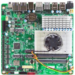 V-net AAEON MI24-133E2 Jetway 産業用Mini ITX規格マザーボード 第13世代 i5-1335UE搭載 TPM2.0