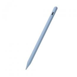 ELECOM P-TPACST05BU タッチペン/スタイラス/リチウム充電式/汎用/磁気吸着/USB-C充電/急速充電/ペン先交換可能/ペン先付属/ブルー