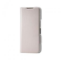 ELECOM PM-S251PLFY3GB AQUOS wish5/ソフトレザーケース/磁石付/耐衝撃/ステッチ/カード収納充実/グレージュ