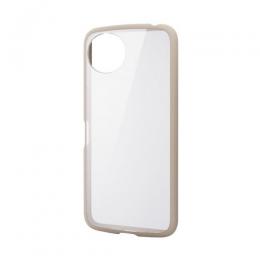 ELECOM PM-S251TSLFCBE AQUOS wish5/TOUGH SLIM LITEケース/フレームカラー/カフェオレ
