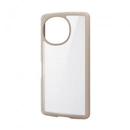 ELECOM PM-S252TSLFCBE AQUOS R10/TOUGH SLIM LITEケース/フレームカラー/カフェオレ