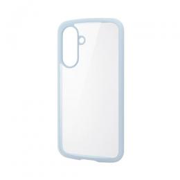 ELECOM PM-G254TSLFCBU Galaxy A36 5G/ハイブリッドケース/TOUGH SLIM LITE/フレームカラー/背面クリア/ライトブルー