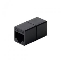 ELECOM LD-RJ45U6ABK RJ45中継コネクタ/Cat6A対応/UTP/ブラック
