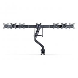 StarTech.com 3M1A3SG-MONITOR-ARM モニターアーム/Cクランプ グロメット固定/3画面/最大27インチ/耐荷重7kg/クロスバー/PC ディスプレイアーム