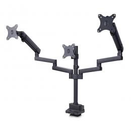 StarTech.com 3MP2AG-MONITOR-ARM モニターアーム/Cクランプ グロメット/3画面/最大27インチ/耐荷重7kg/VESA対応/角度調整/ディスプレイアーム