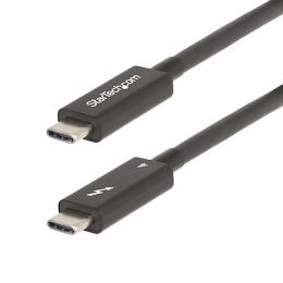 StarTech.com A40G2MB-TB4-CABLE Thunderbolt 4ケーブル/2m/8K60Hz/40Gbps/100W PD/USB4 USB-C互換/映像出力