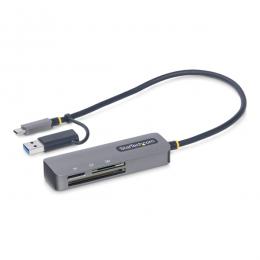 StarTech.com FCREADMICRO3V2 USBカードリーダー/USB 3.0 Type-C A/SD microSD CF対応/マルチメモリーカードリーダー
