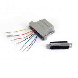 StarTech.com GC258MF DB25 - RJ45 モジュラーアダプター/オス・メス/D-sub25ピン イーサネット接続