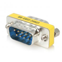 StarTech.com GC9SM D-Sub9ピンコネクター/オス・オス/RS232Cシリアルポート 中継アダプター/小型 DB9 ジェンダーチェンジャー