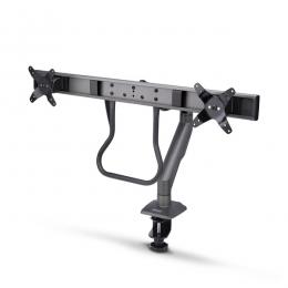 StarTech.com H2M1AS2-MONITOR-ARM モニターアーム/Cクランプ固定式/2画面/最大27インチ/耐荷重15kg/VESA対応/クロスバー/高さ角度調整