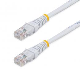 StarTech.com M45PAT15MWH CAT5e LANケーブル/15m/ホワイト/ツメ折れ防止/カテゴリ5e RJ45 ギガビット イーサネットケーブル
