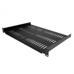 StarTech.com SHELF-1U-12-FIXED-V サーバーラック棚板/1U/19インチラック対応/放熱スリット付き/奥行30.5cm/耐荷重25kg/ラックアクセサリー