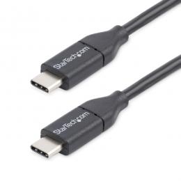 StarTech.com USB2CC50CM USB-C充電ケーブル/50cm/USB 2.0/60W 3A/Type-C to C/オス-オス/データ転送・同期用