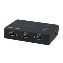 グリーンハウス GH-HSWL3C-BK HDMIセレクタ 4K対応 3ポート HDCP2.2 ブラック