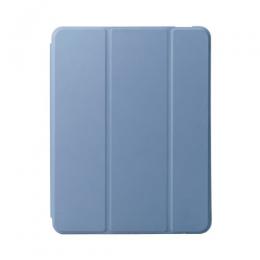 ELECOM TB-A25MSABG iPad Air 11インチ(M3/M2)/フラップケース/衝撃吸収/ApplePencil収納/スリープ対応/ブルーグレー