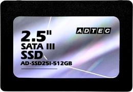 ADTEC AD-SSD25I-512G 3D NAND SSD 2.5inch SATA AD-SSD25I 512GB