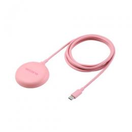 ELECOM W-MA10PN マグネットQi2規格対応ワイヤレス充電器/15W/卓上/ピンク