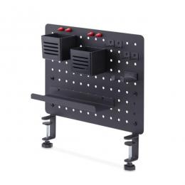 StarTech.com 1612B-DESK-PEGBOARD ペグボード/クランプ式/42x32cm/部品付属/ブラック/有孔パネル デスク上収納 パンチングボード
