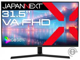 【法人様宛限定】JAPANNEXT JN-V315F2-HSP 液晶ディスプレイ 31.5型/1920×1080/HDMI×1、VGA×1/ブラック/スピーカー無/2年保証